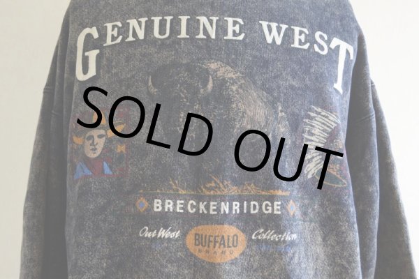 画像7: 1990s GENUINE WEST ケミカルスウェット　 表記L  (7)