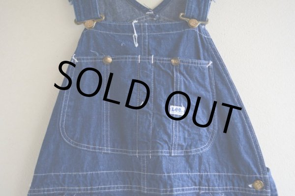 画像4: 1960s〜 Lee JELT DENIM デニムオーバーオール  実寸W38  (4)