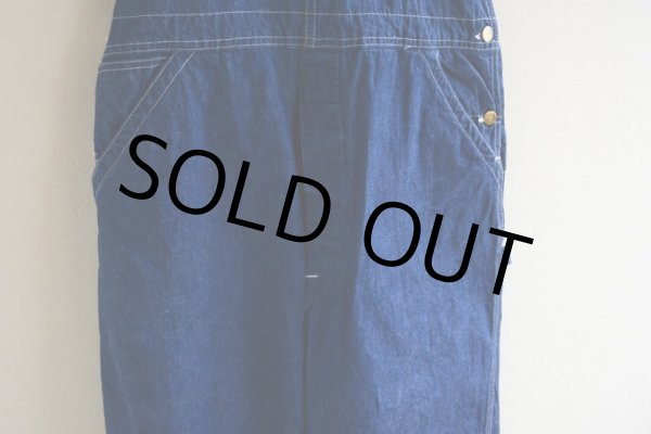 画像8: 1960s〜 Lee JELT DENIM デニムオーバーオール  実寸W38  (8)