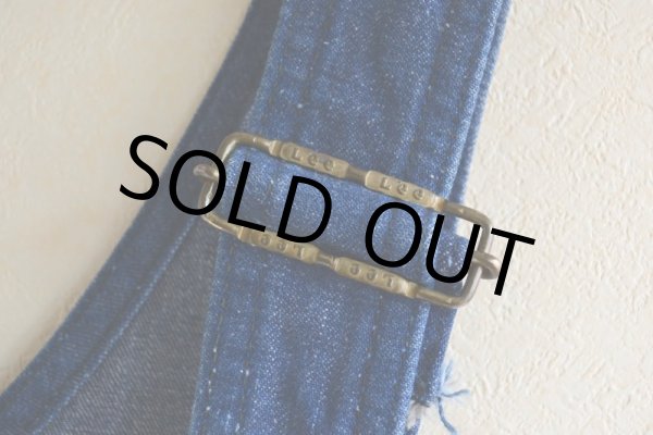 画像7: 1960s〜 Lee JELT DENIM デニムオーバーオール  実寸W38  (7)