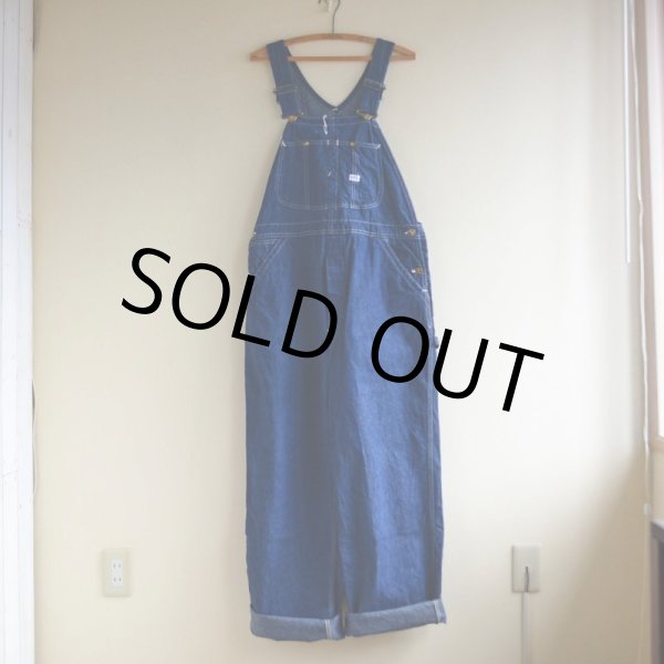 画像2: 1960s〜 Lee JELT DENIM デニムオーバーオール  実寸W38  (2)
