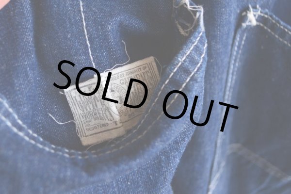 画像15: 1960s〜 Lee JELT DENIM デニムオーバーオール  実寸W38  (15)