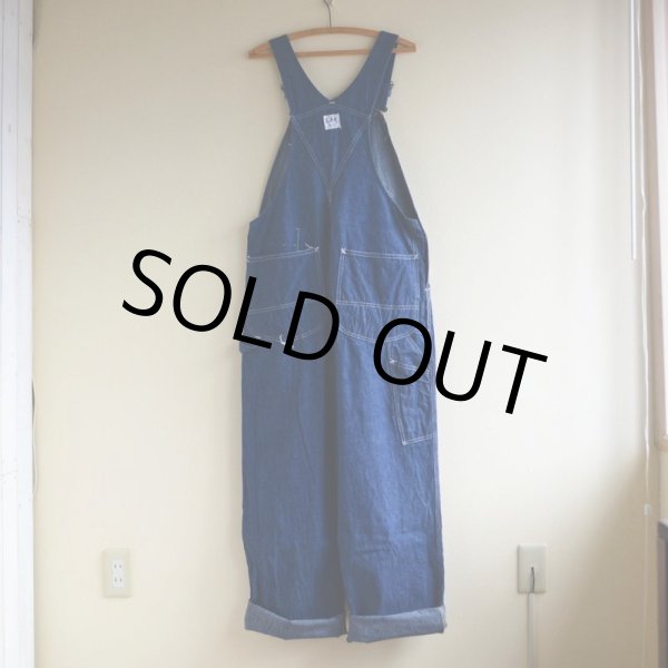 画像3: 1960s〜 Lee JELT DENIM デニムオーバーオール  実寸W38  (3)