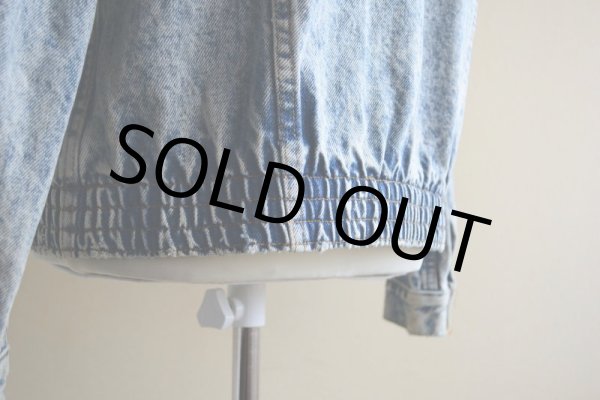 画像13: 1990s Levi's ケミカルデニムジャケット "デカパッチ"  MADE IN USA  表記XL  (13)