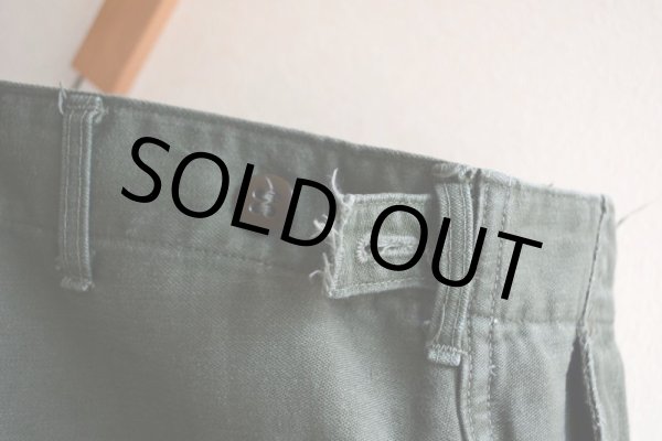 画像10: 1950s US.ARMY コットンベイカーパンツ  初期型  表記MEDIUM  (10)