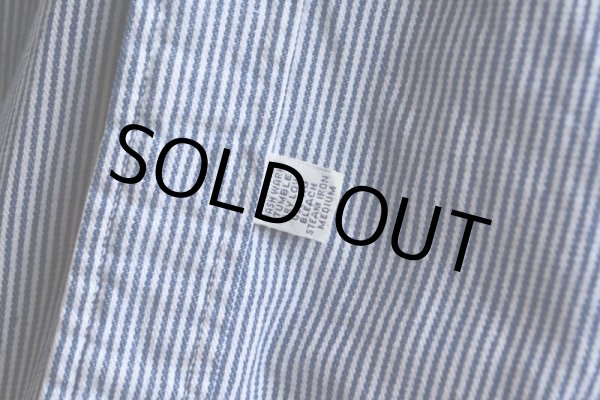 画像11: 1980-90s Polo RALPH LAUREN ガチャポケ ヒッコリーシャツ  MADE IN USA  表記XL  (11)