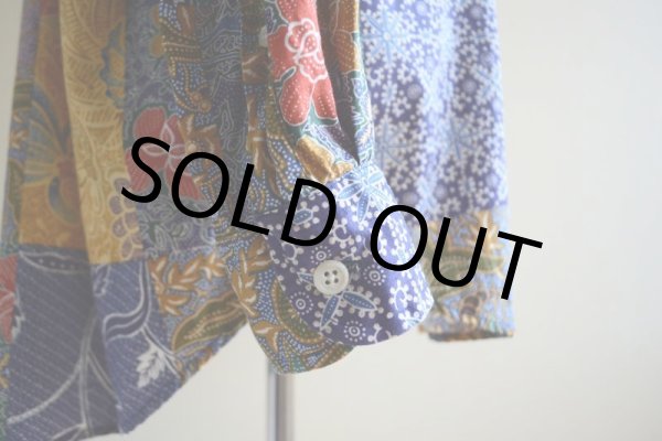 画像10: 1990s NAUTICA 総柄BDシャツ　 表記L  (10)