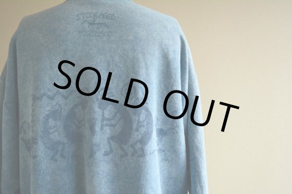 画像12: 1990s STONE AGED ROCKWEAR ココペリスウェット　 表記L  (12)