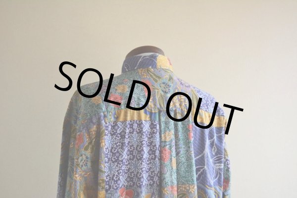 画像11: 1990s NAUTICA 総柄BDシャツ　 表記L  (11)