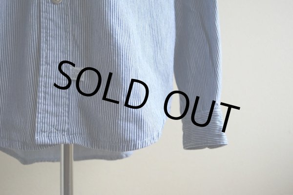 画像10: 1980-90s Polo RALPH LAUREN ガチャポケ ヒッコリーシャツ  MADE IN USA  表記XL  (10)