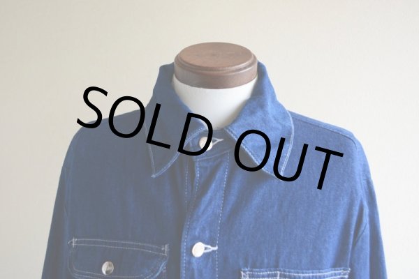 画像7: POINTER BRAND デニムカバーオール　 MADE IN USA　 実寸M  (7)