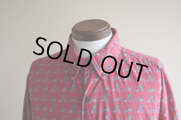 画像6: 1990s GAP 総柄BDシャツ　 表記XL  (6)