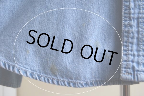 画像14: 1990s Levi's デニムバンドカラーシャツ  表記L  (14)