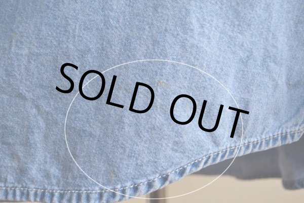 画像15: 1990s Levi's デニムバンドカラーシャツ  表記L  (15)
