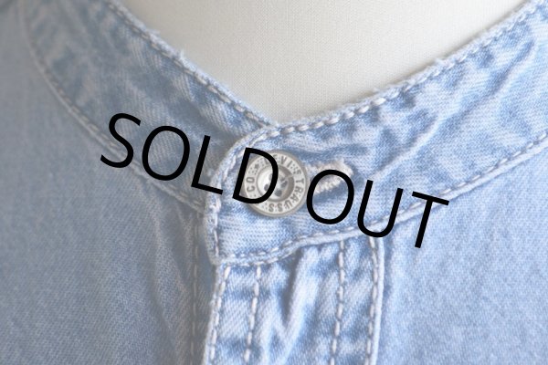 画像7: 1990s Levi's デニムバンドカラーシャツ  表記L  (7)