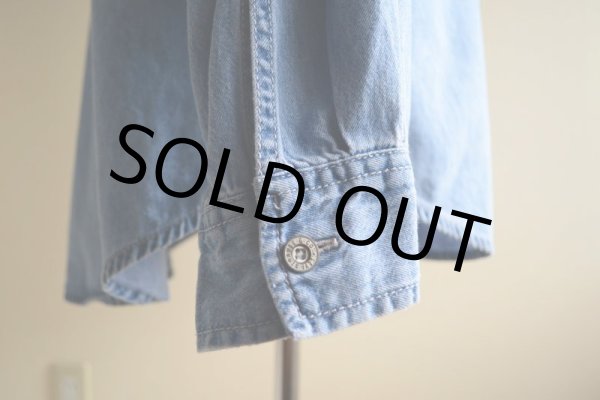 画像13: 1990s Levi's デニムバンドカラーシャツ  表記L  (13)