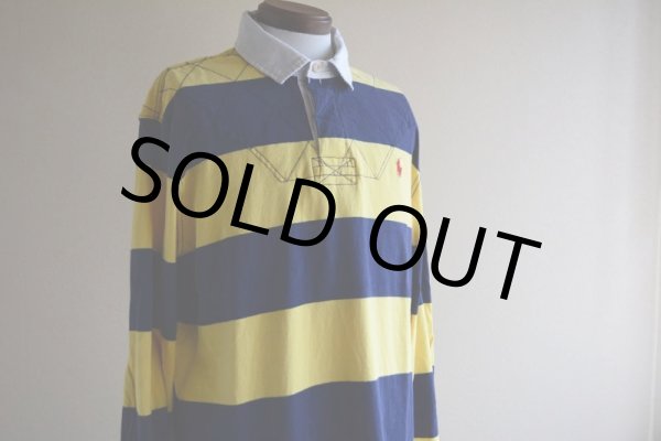 画像9: Polo by RalphLauren ラガーシャツ  表記XL  (9)