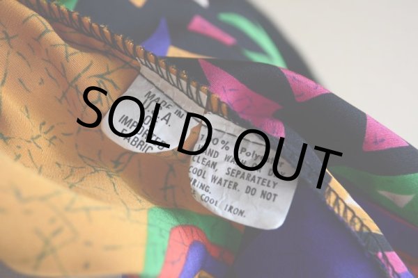 画像6: 1990s John's Girl Collectibles 総柄プルオーバージャケット　 表記36/16-W  (6)