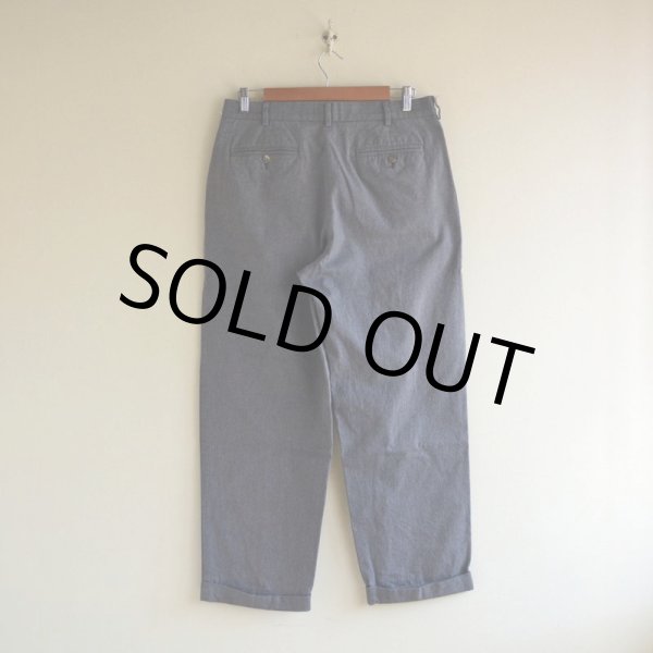 画像2: TOMMY HILFIGER ツータックヘリンボーンパンツ　 表記34×30  (2)