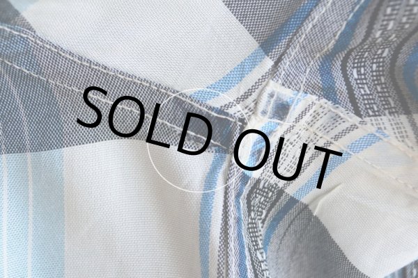 画像14: 1960s Carlyle レーヨンシャツ　 表記M  (14)