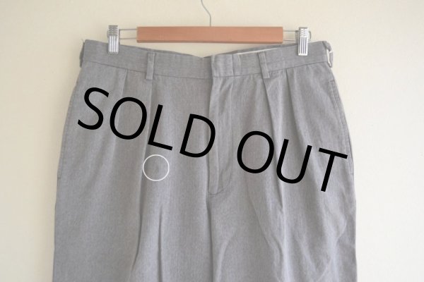 画像7: TOMMY HILFIGER ツータックヘリンボーンパンツ　 表記34×30  (7)