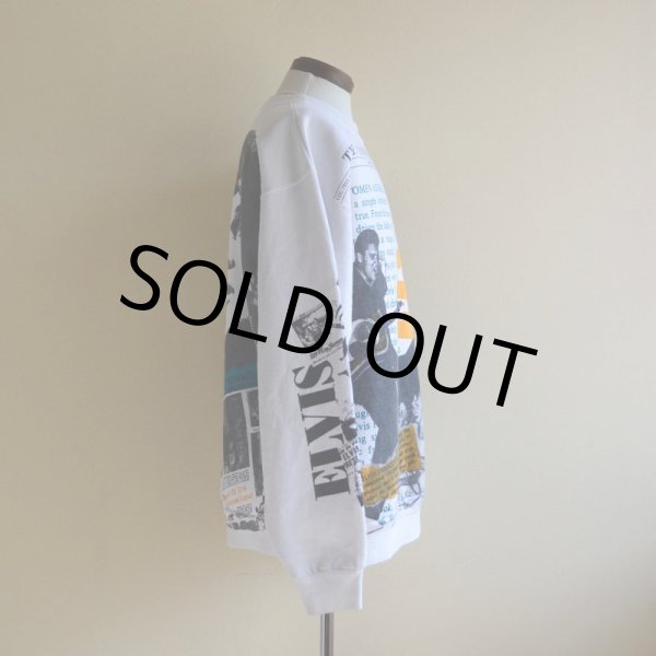 画像2: 1990s ELVIS 総柄スウェット　 MADE IN USA　 表記XL  (2)