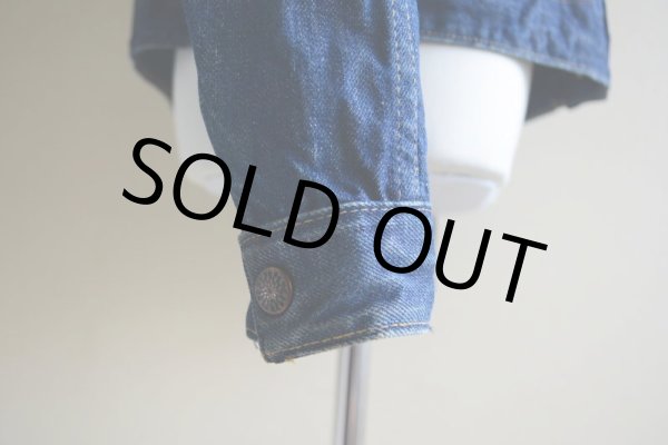 画像9: 1960s unknown デニムジャケット　 実寸38-40  (9)