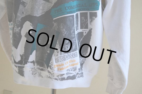 画像14: 1990s ELVIS 総柄スウェット　 MADE IN USA　 表記XL  (14)