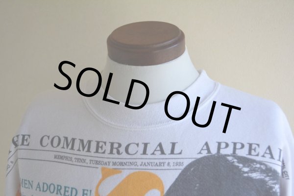 画像6: 1990s ELVIS 総柄スウェット　 MADE IN USA　 表記XL  (6)