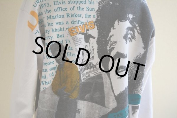 画像13: 1990s ELVIS 総柄スウェット　 MADE IN USA　 表記XL  (13)