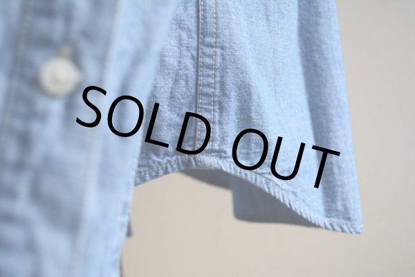 画像10: AEROPOSTALE シャンブレーバンドカラーシャツ　 表記M  (10)