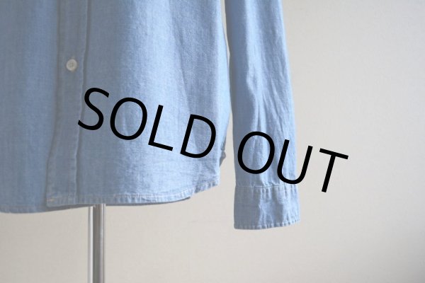 画像9: AEROPOSTALE シャンブレーバンドカラーシャツ　 表記M  (9)