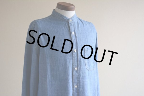 画像8: AEROPOSTALE シャンブレーバンドカラーシャツ　 表記M  (8)