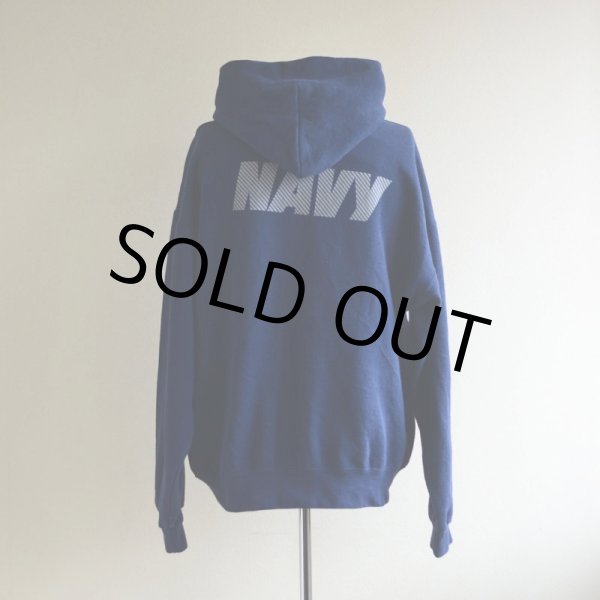 画像3: US.NAVY スウェットパーカー　 MADE IN USA　 表記L  (3)