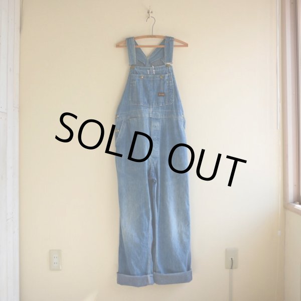 画像2: 1950-60s BIGSMITH デニムオーバーオール　 表記W38  (2)