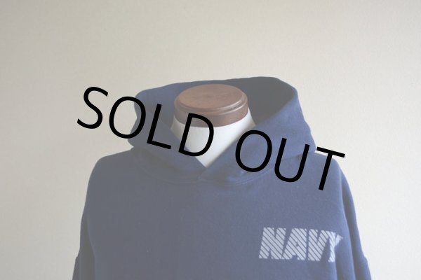 画像6: US.NAVY スウェットパーカー　 MADE IN USA　 表記L  (6)