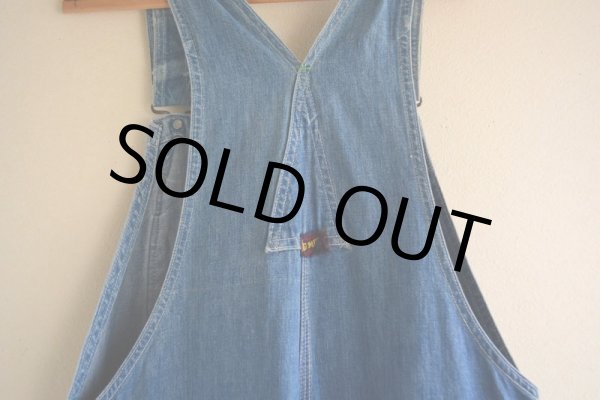 画像11: 1950-60s BIGSMITH デニムオーバーオール　 表記W38  (11)