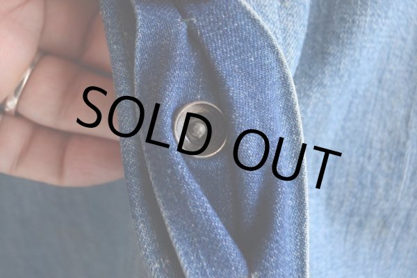 画像9: 1950-60s BIGSMITH デニムオーバーオール　 表記W38  (9)