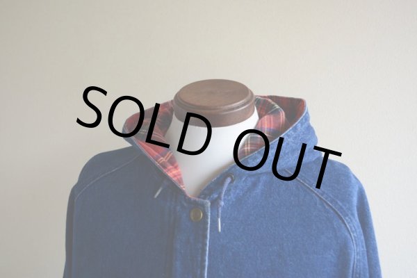 画像7: 1980s L.L.Bean デニムマウンテンパーカー  実寸L  (7)