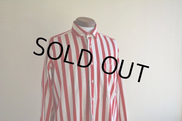 画像8: 1980s James River Traders ストライプシャツ　 ALL COTTON / MADE IN USA　 表記M  (8)