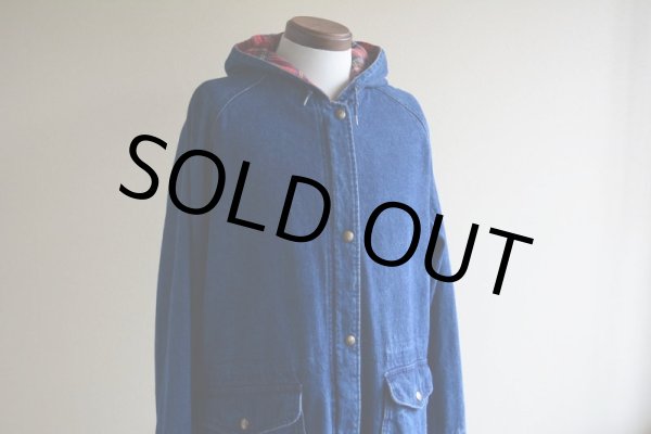 画像11: 1980s L.L.Bean デニムマウンテンパーカー  実寸L  (11)