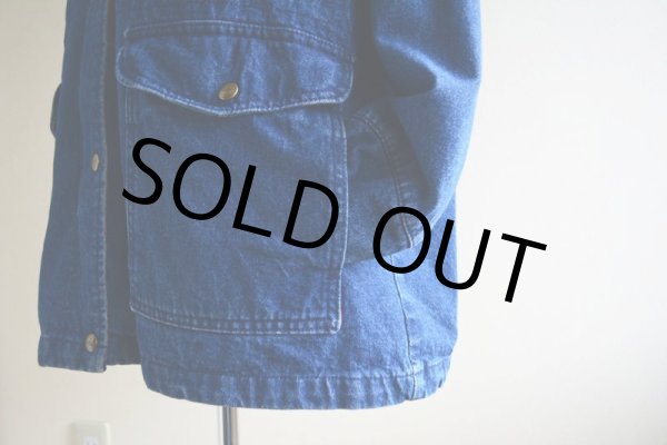 画像14: 1980s L.L.Bean デニムマウンテンパーカー  実寸L  (14)