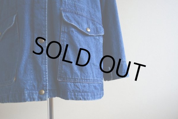 画像12: 1980s L.L.Bean デニムマウンテンパーカー  実寸L  (12)