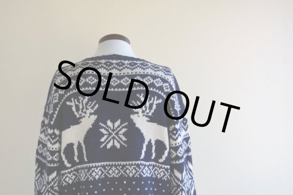 画像11: 1990s Polo Ralph Lauren トナカイ柄ノルディックセーター　 COTTON×ANGORA×CASHMERE　 表記L  (11)