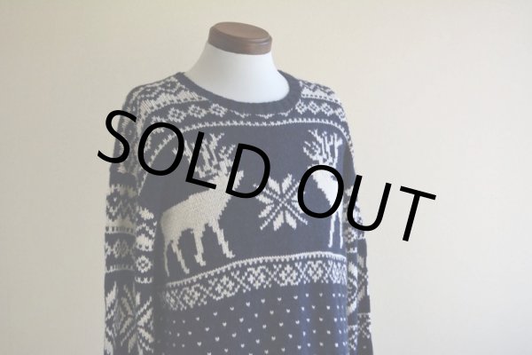 画像8: 1990s Polo Ralph Lauren トナカイ柄ノルディックセーター　 COTTON×ANGORA×CASHMERE　 表記L  (8)