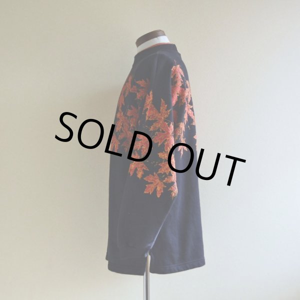 画像4: 1980-90s Coldwater Creek 紅葉スウェット　 実寸M  (4)