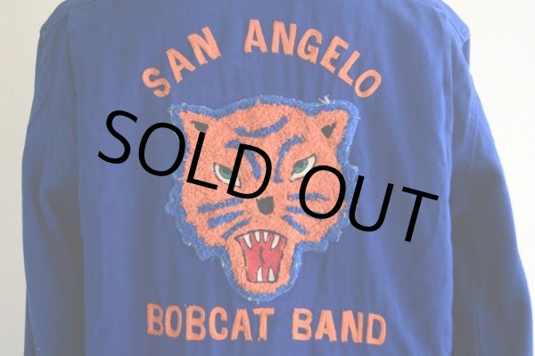 画像13: 1940‐50s T.S.LANKFORD&SONS ウィップコードワークジャケット　 SAN ANGELO BOBCAT BAND/チェーン刺繍　 10？実寸XS-S  (13)