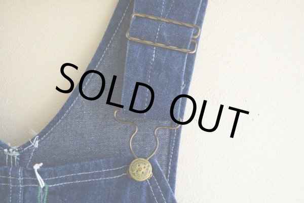 画像5: 1950s OSHKOSH デニムオーバーオール　 実寸W43  (5)