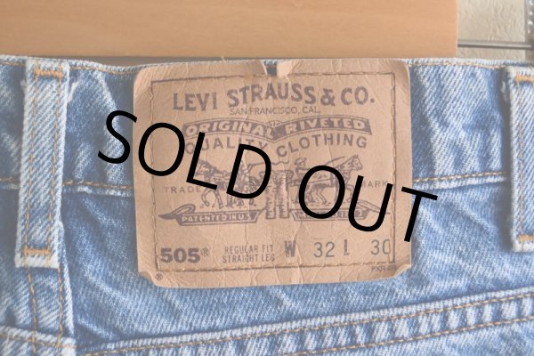 画像14: 1990s Levi's 505  MADE IN USA  表記W32 L30  (14)