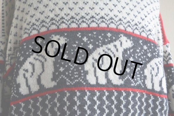 画像10: TELEMARK STYLE ノルディックセーター　 SKJAELAND OF NORWAY　 表記M  (10)